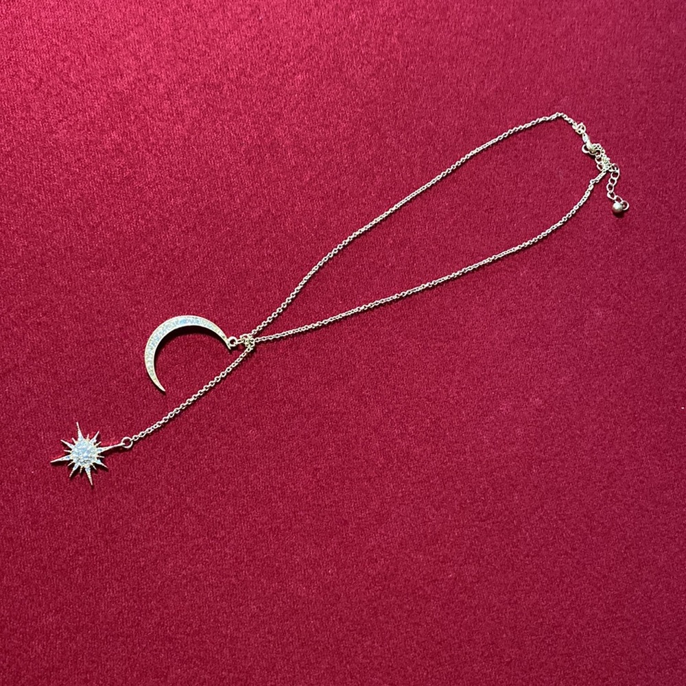 Sun Moon Stars ring and necklace set - Picture 2 of 6